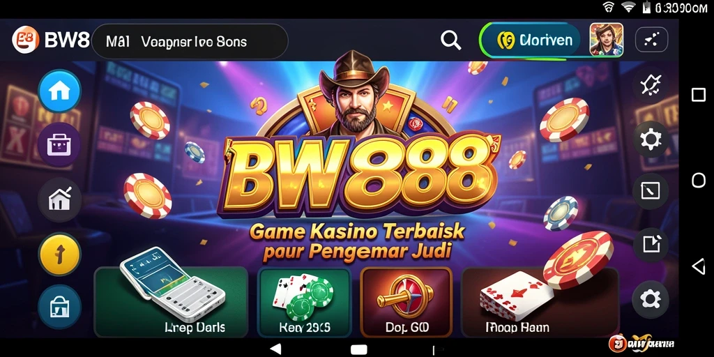 Screenshot BW888 menampilkan gameplay seru dengan tampilan kasino yang menakjubkan.