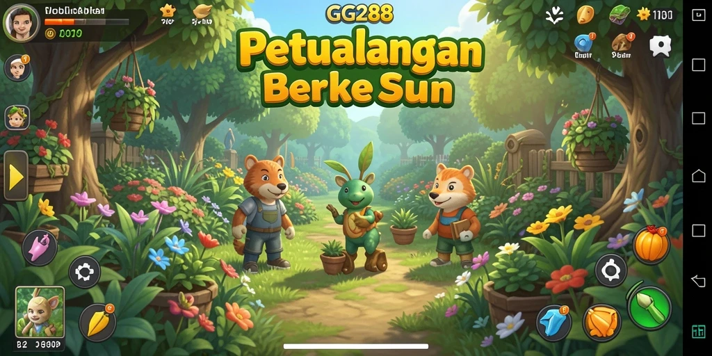 Tampilan gameplay GG288 yang seru dan menyenangkan dalam pertanian.