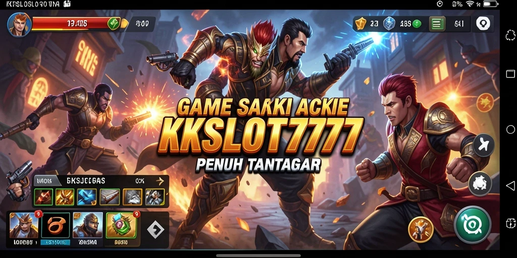 Tampilan gameplay KKSLOT777 yang mendebarkan dan penuh aksi.